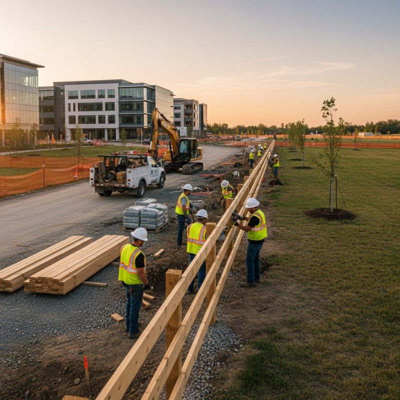 Local Fence Construction pros at work