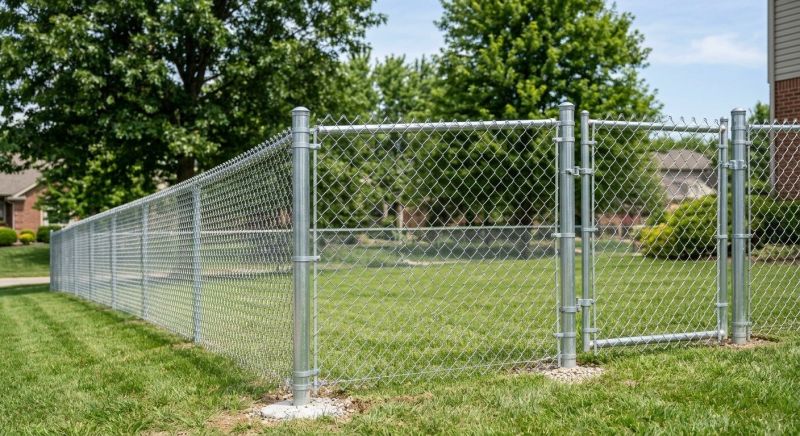 Galvanized Fence Installation in Pearland, TX